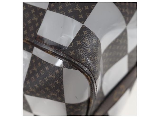 Borsa LOUIS VUITTON monogram chess Keepall Bandouliere 50 M20864 LV Auth 199399SM Monogramma - vista 22