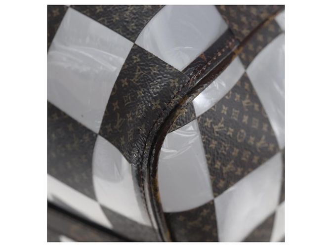 Borsa LOUIS VUITTON monogram chess Keepall Bandouliere 50 M20864 LV Auth 199399SM Monogramma - vista 23