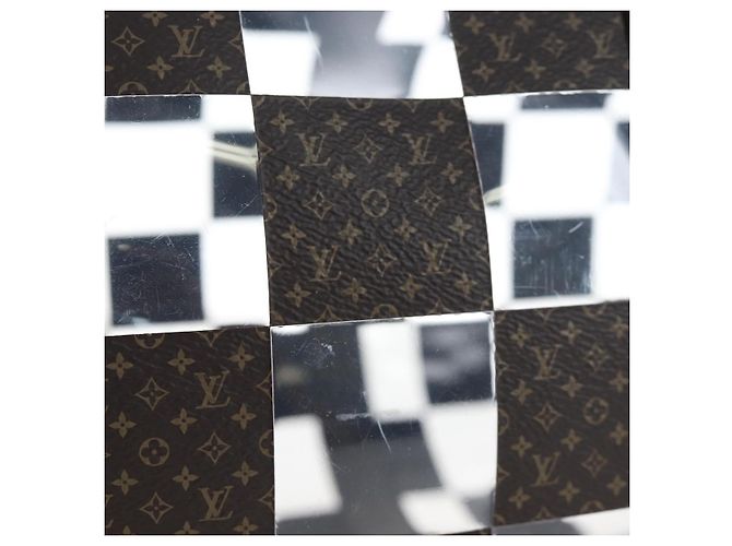 Borsa LOUIS VUITTON monogram chess Keepall Bandouliere 50 M20864 LV Auth 199399SM Monogramma - vista 29