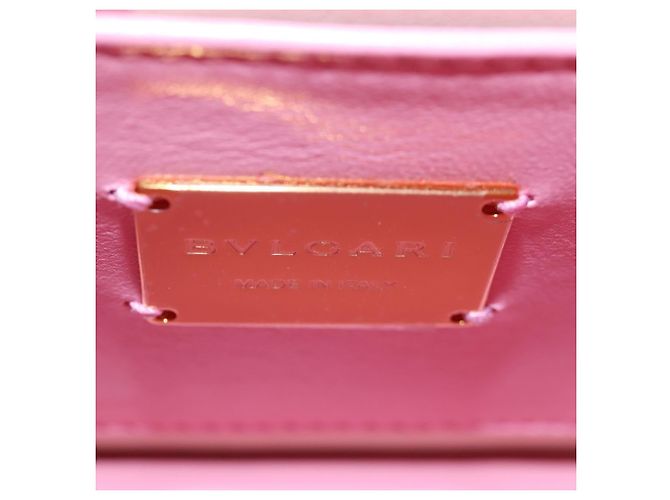 Bulgari Borsa a mano BVLGARI Serpenti in pelle 2way Rosa Oro Auth 200069SAM D'oro - vista 10