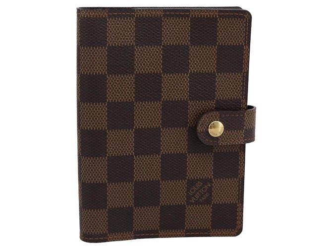 LOUIS VUITTON Damier Ebene Agenda PM Day Planner Cover R20700 LV Auth am12596V - vista 13