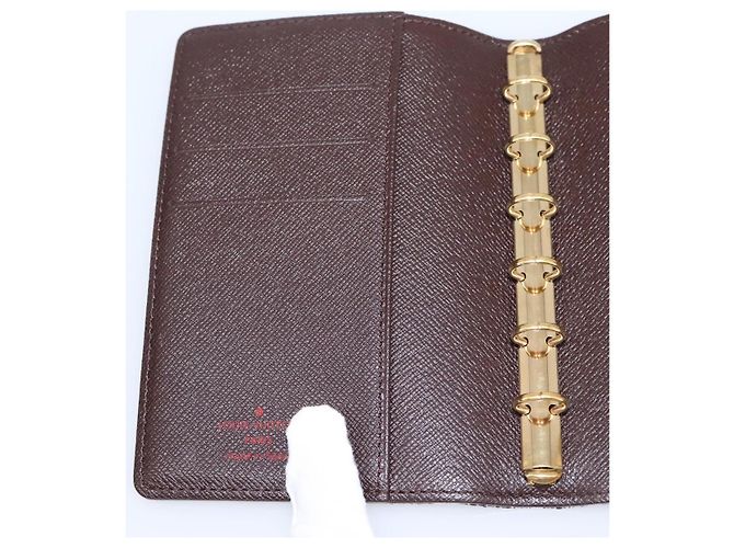 LOUIS VUITTON Damier Ebene Agenda PM Day Planner Cover R20700 LV Auth am12596V - vista 18