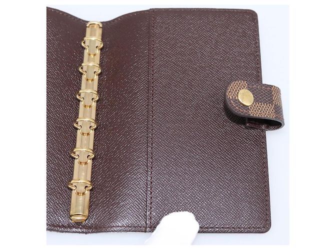 LOUIS VUITTON Damier Ebene Agenda PM Day Planner Cover R20700 LV Auth am12596V - vista 19