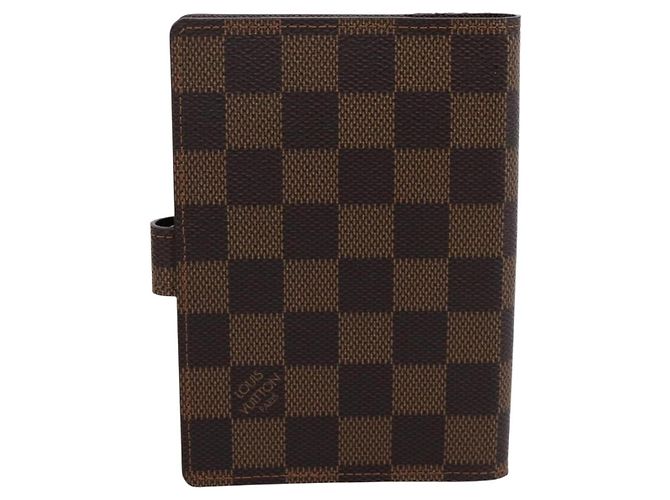 LOUIS VUITTON Damier Ebene Agenda PM Day Planner Cover R20700 LV Auth am12596V - vista 2