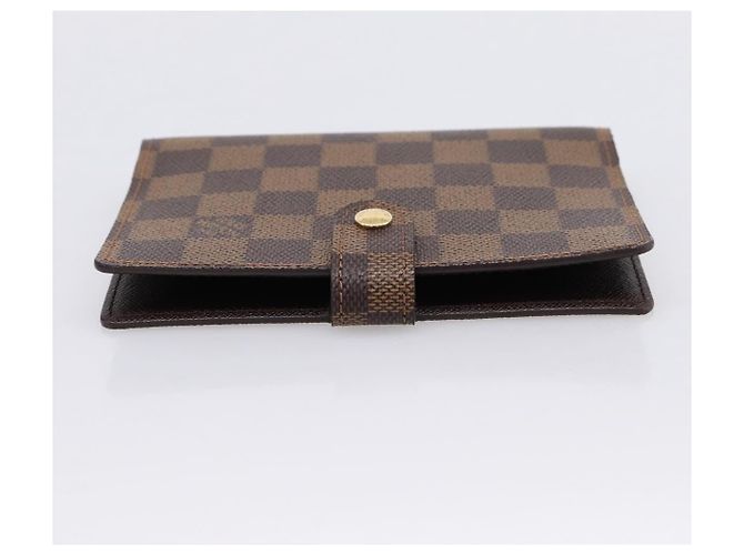 LOUIS VUITTON Damier Ebene Agenda PM Day Planner Cover R20700 LV Auth am12596V - vista 3