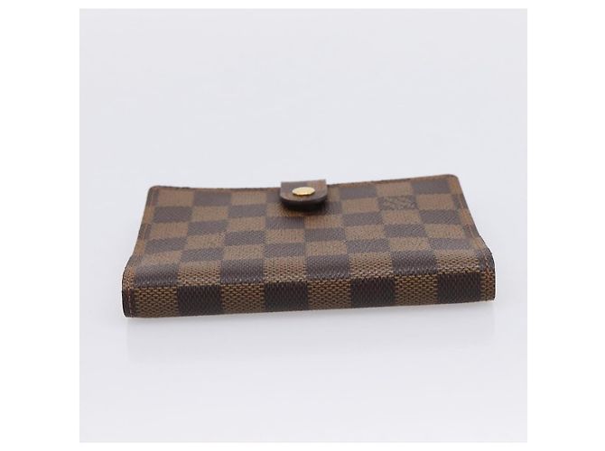 LOUIS VUITTON Damier Ebene Agenda PM Day Planner Cover R20700 LV Auth am12596V - vista 4