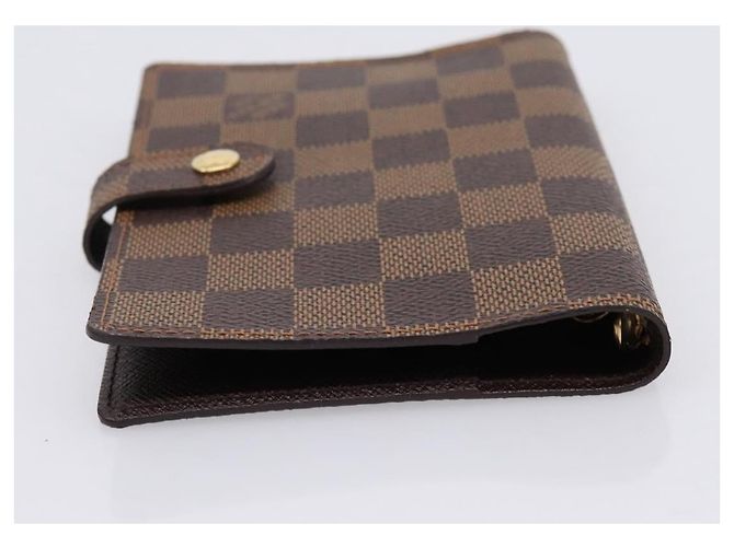 LOUIS VUITTON Damier Ebene Agenda PM Day Planner Cover R20700 LV Auth am12596V - vista 5
