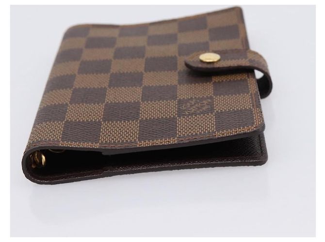LOUIS VUITTON Damier Ebene Agenda PM Day Planner Cover R20700 LV Auth am12596V - vista 6