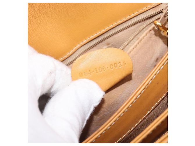 GUCCI Micro GG Supreme Schultertasche PVC Beige Gold 004 106 0024 Auth 200513 Golden - Ansicht 12