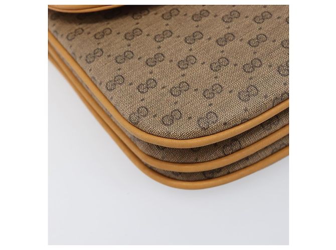 GUCCI Micro GG Supreme Schultertasche PVC Beige Gold 004 106 0024 Auth 200513 Golden - Ansicht 14