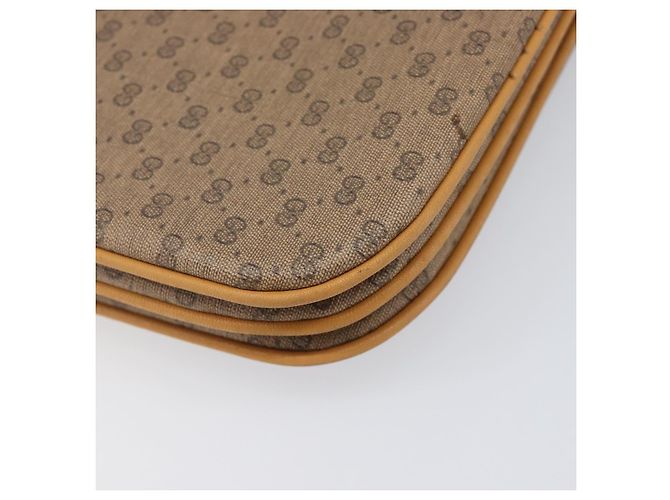 GUCCI Micro GG Supreme Schultertasche PVC Beige Gold 004 106 0024 Auth 200513 Golden - Ansicht 16