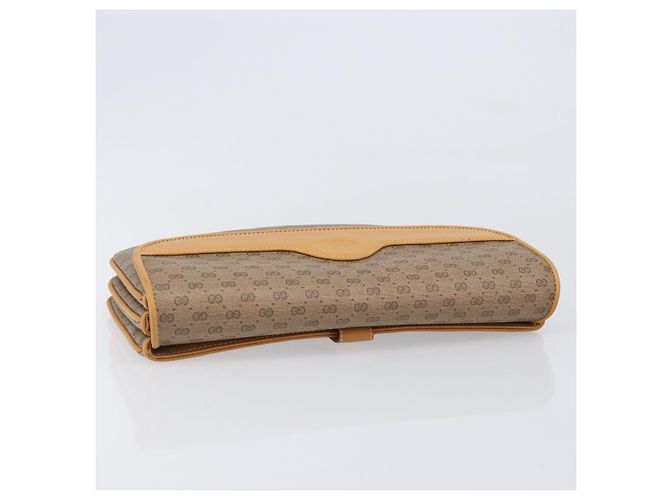 GUCCI Micro GG Supreme Schultertasche PVC Beige Gold 004 106 0024 Auth 200513 Golden - Ansicht 5
