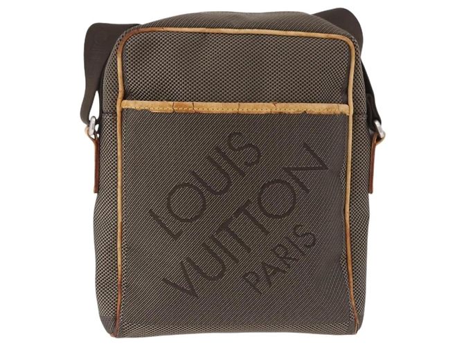 Borsa LOUIS VUITTON Damier Geant Sitadan NM Bag Brown Tail M93224 LV Auth 197692 Marrone - vista 13