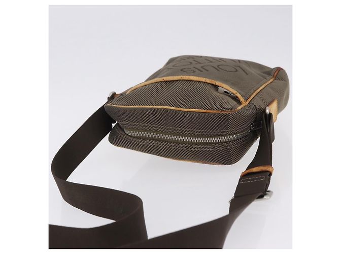 Borsa LOUIS VUITTON Damier Geant Sitadan NM Bag Brown Tail M93224 LV Auth 197692 Marrone - vista 14