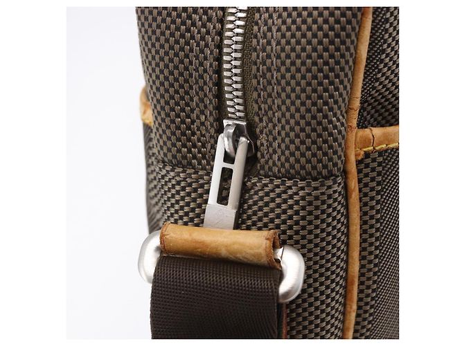 Borsa LOUIS VUITTON Damier Geant Sitadan NM Bag Brown Tail M93224 LV Auth 197692 Marrone - vista 20