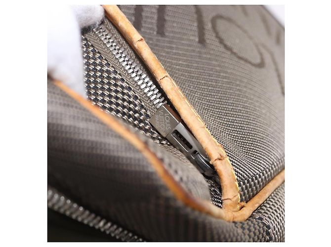Borsa LOUIS VUITTON Damier Geant Sitadan NM Bag Brown Tail M93224 LV Auth 197692 Marrone - vista 24