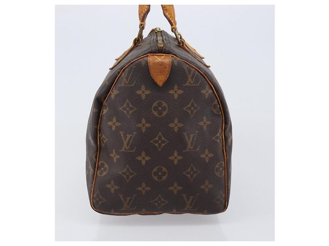 LOUIS VUITTON Monogram Speedy 25 Hand Bag M41528 LV Auth 200451 Monogramma - vista 3