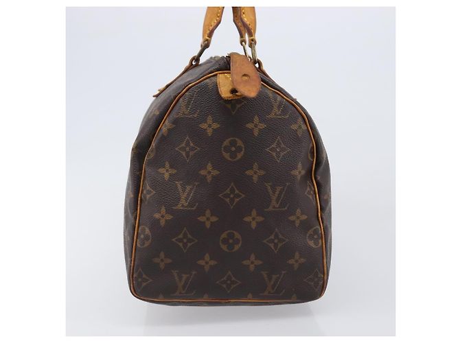 LOUIS VUITTON Monogram Speedy 25 Hand Bag M41528 LV Auth 200451 Monogramma - vista 4