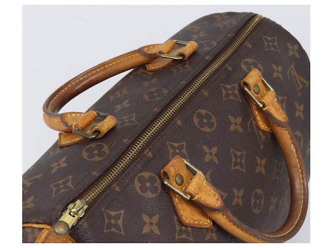 LOUIS VUITTON Monogram Speedy 25 Hand Bag M41528 LV Auth 200451 Monogramma - vista 6