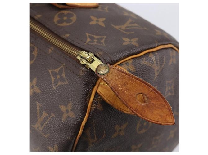 LOUIS VUITTON Monogram Speedy 25 Hand Bag M41528 LV Auth 200451 Monogramma - vista 9