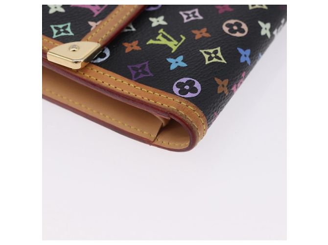 LOUIS VUITTON Monogram Multicolor Porte Tresor International M92658 Auth 203078 - vista 14
