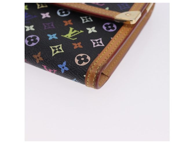 LOUIS VUITTON Monogram Multicolor Porte Tresor International M92658 Auth 203078 - vista 15