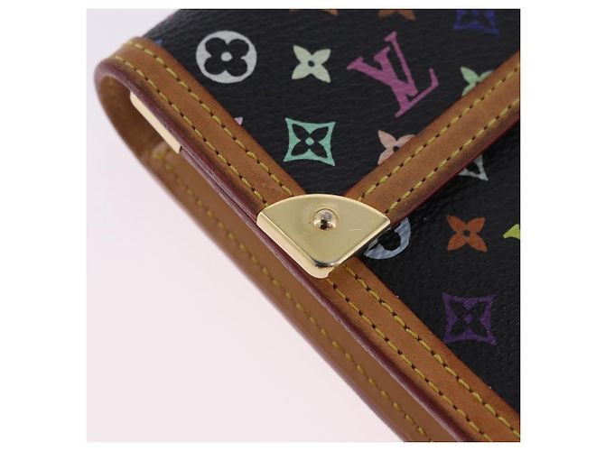 LOUIS VUITTON Monogram Multicolor Porte Tresor International M92658 Auth 203078 - vista 18