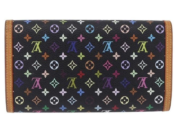LOUIS VUITTON Monogram Multicolor Porte Tresor International M92658 Auth 203078 - vista 2