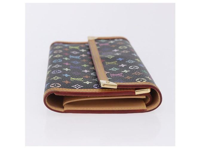 LOUIS VUITTON Monogram Multicolor Porte Tresor International M92658 Auth 203078 - vista 3