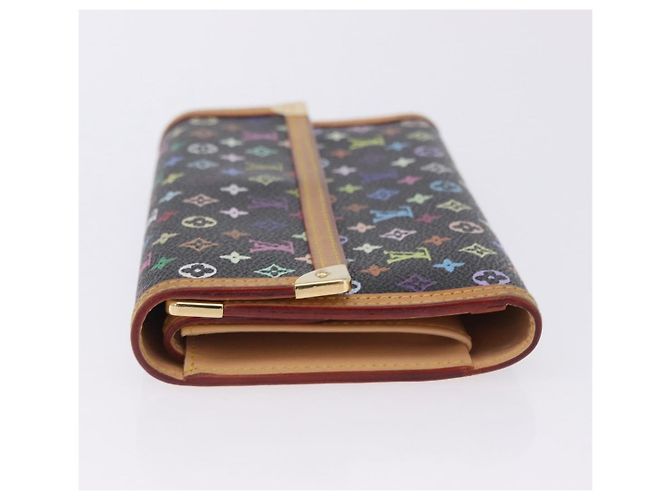 LOUIS VUITTON Monogram Multicolor Porte Tresor International M92658 Auth 203078 - vista 4