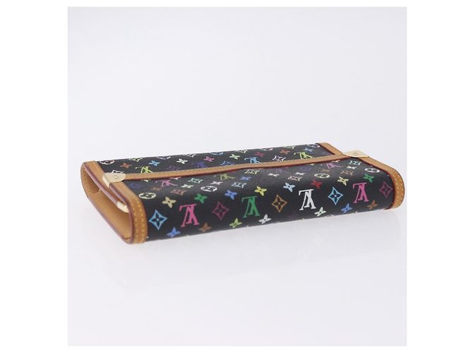 LOUIS VUITTON Monogram Multicolor Porte Tresor International M92658 Auth 203078 - vista 5