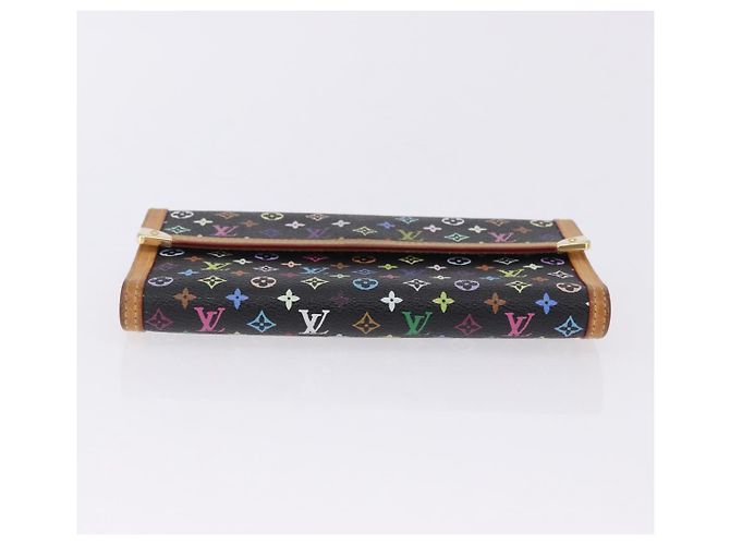 LOUIS VUITTON Monogram Multicolor Porte Tresor International M92658 Auth 203078 - vista 6