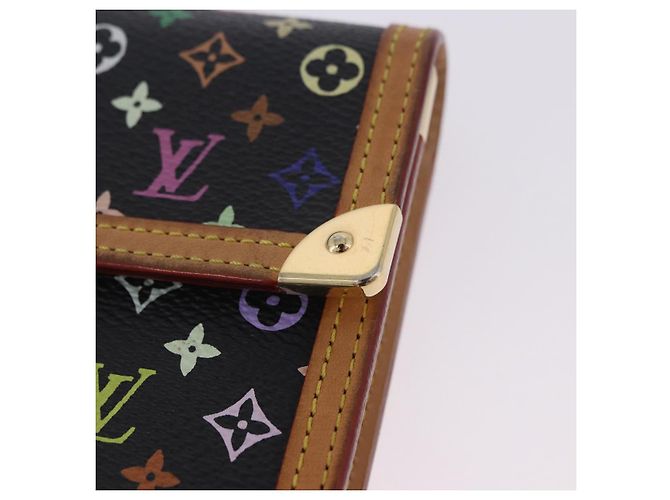 LOUIS VUITTON Monogram Multicolor Porte Tresor International M92658 Auth 203078 - vista 7