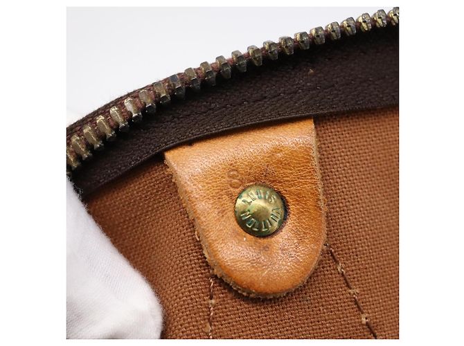Borsa a mano LOUIS VUITTON Monogram Speedy 35 M41524 LV Auth 197644A Monogramma - vista 12