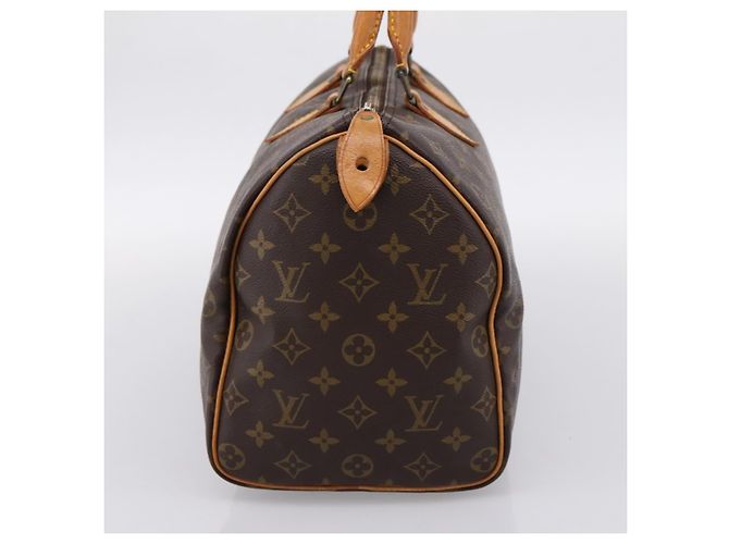 Borsa a mano LOUIS VUITTON Monogram Speedy 35 M41524 LV Auth 197644A Monogramma - vista 4