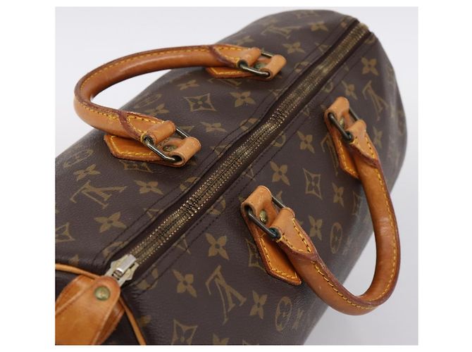 Borsa a mano LOUIS VUITTON Monogram Speedy 35 M41524 LV Auth 197644A Monogramma - vista 6