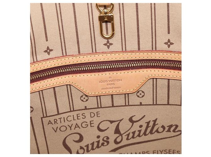 Borsa Tote LOUIS VUITTON Monogram Neverfull MM M40156 LV Auth 203178V Monogramma - vista 17