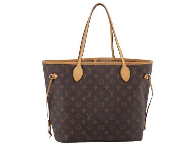 Borsa Tote LOUIS VUITTON Monogram Neverfull MM M40156 LV Auth 203178V Monogramma - vista 2