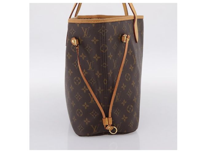 Borsa Tote LOUIS VUITTON Monogram Neverfull MM M40156 LV Auth 203178V Monogramma - vista 3