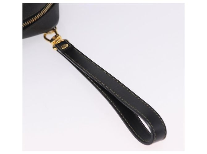 Pequin FENDI Pecan Clutch-Tasche aus PVC und Leder, braun und goldfarben, authentisch 203483V - Ansicht 7