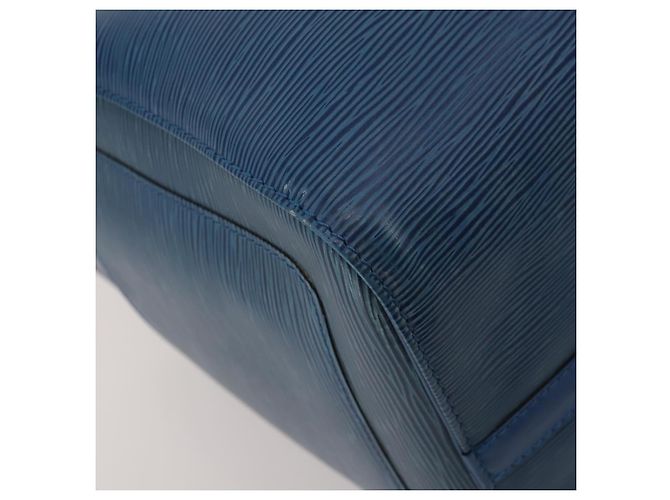 LOUIS VUITTON Epi Keepall 50 Boston Bag Blue M42965 LV Auth 197451A - vista 9