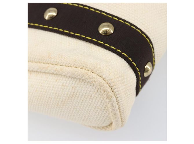 Borsa a mano LOUIS VUITTON Antigua Cabas PM Black Beige M40039 LV Auth BA15712 Nero - vista 16