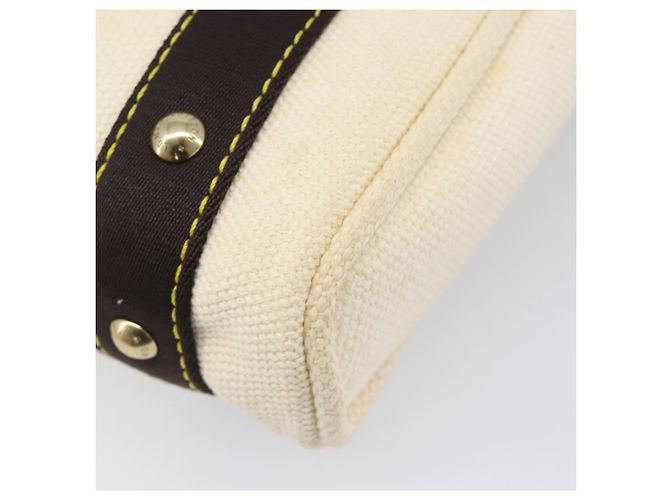 Borsa a mano LOUIS VUITTON Antigua Cabas PM Black Beige M40039 LV Auth BA15712 Nero - vista 17