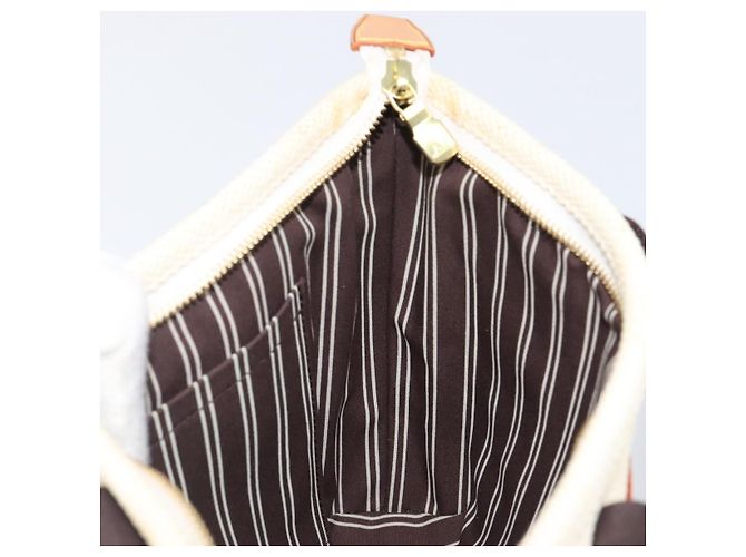 Borsa a mano LOUIS VUITTON Antigua Cabas PM Black Beige M40039 LV Auth BA15712 Nero - vista 20