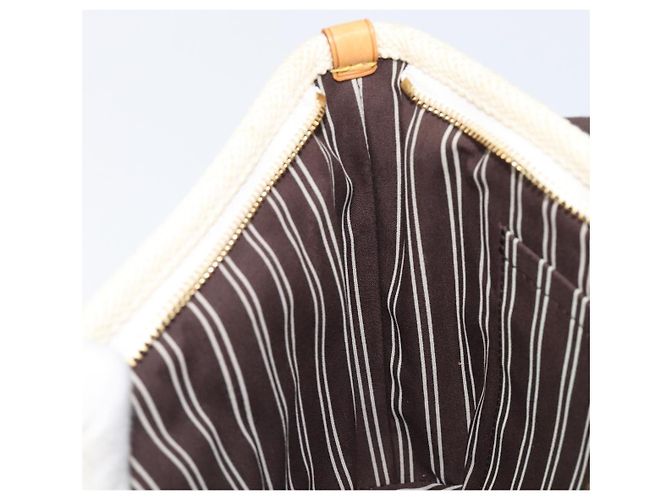 Borsa a mano LOUIS VUITTON Antigua Cabas PM Black Beige M40039 LV Auth BA15712 Nero - vista 21