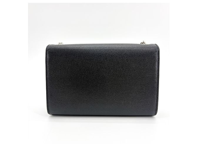 Autre Marque Saint Laurent Kate Crystal Embellished Patent Toy Nero - vista 3