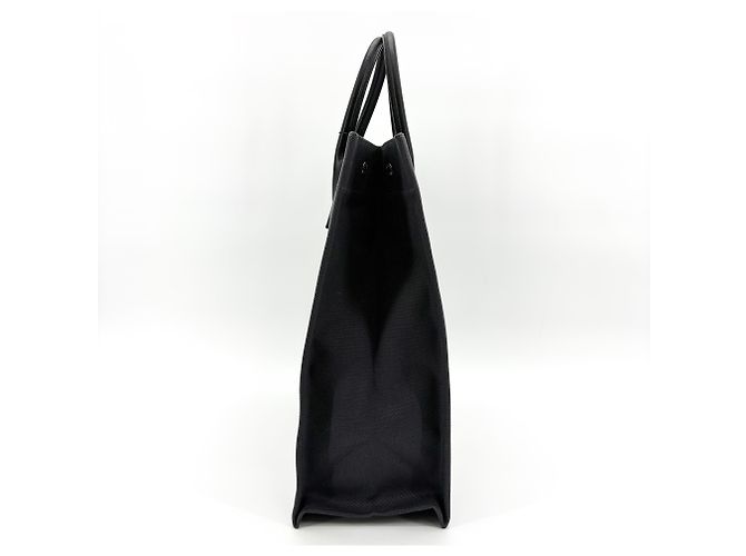 Autre Marque Saint Laurent Rive Gauche Pouch Canvas Medium Nero - vista 5
