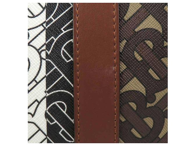 Borsa a mano/Borsa a tracolla Burberry Marrone Nero Bianco - vista 11