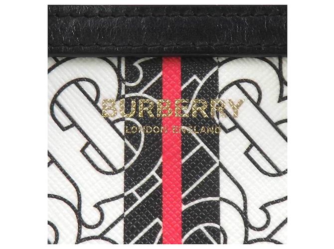 Borsa a mano/Borsa a tracolla Burberry Marrone Nero Bianco - vista 14
