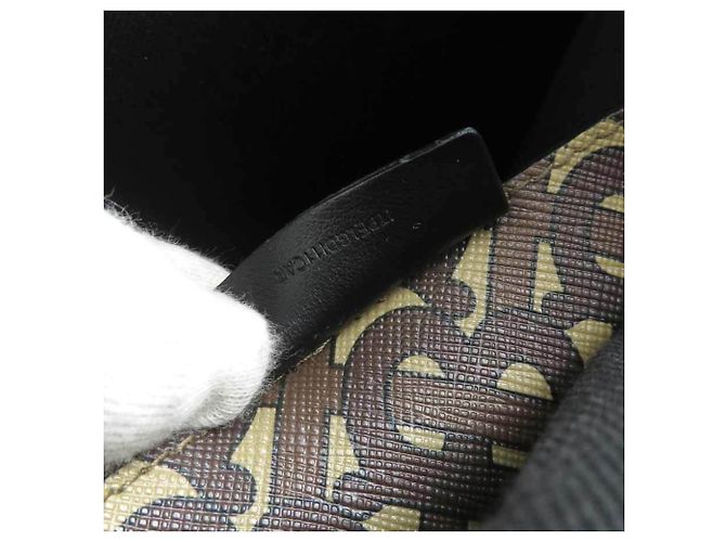 Borsa a mano/Borsa a tracolla Burberry Marrone Nero Bianco - vista 16